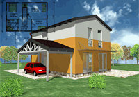 Wooden buildings - assembled turnkey low energy family houses and buildings